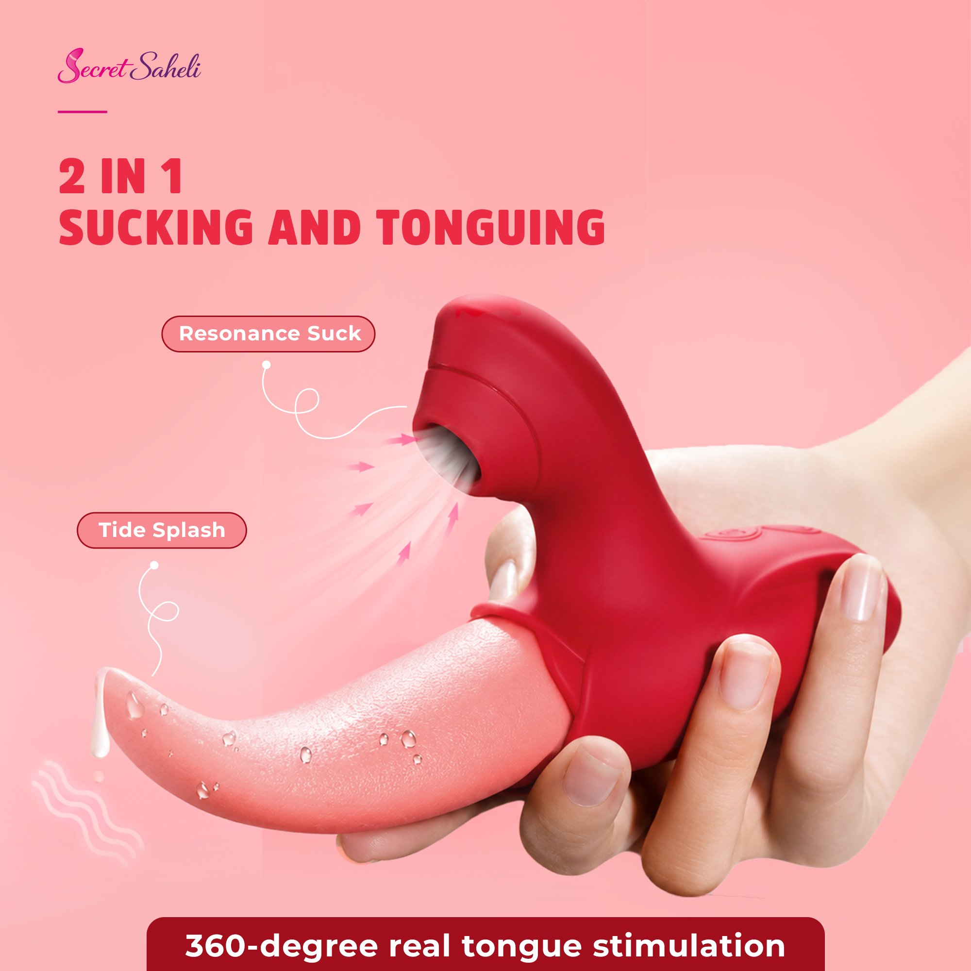 Zubaniya - Air-Pulse Fluttering Personal Wellness Massager