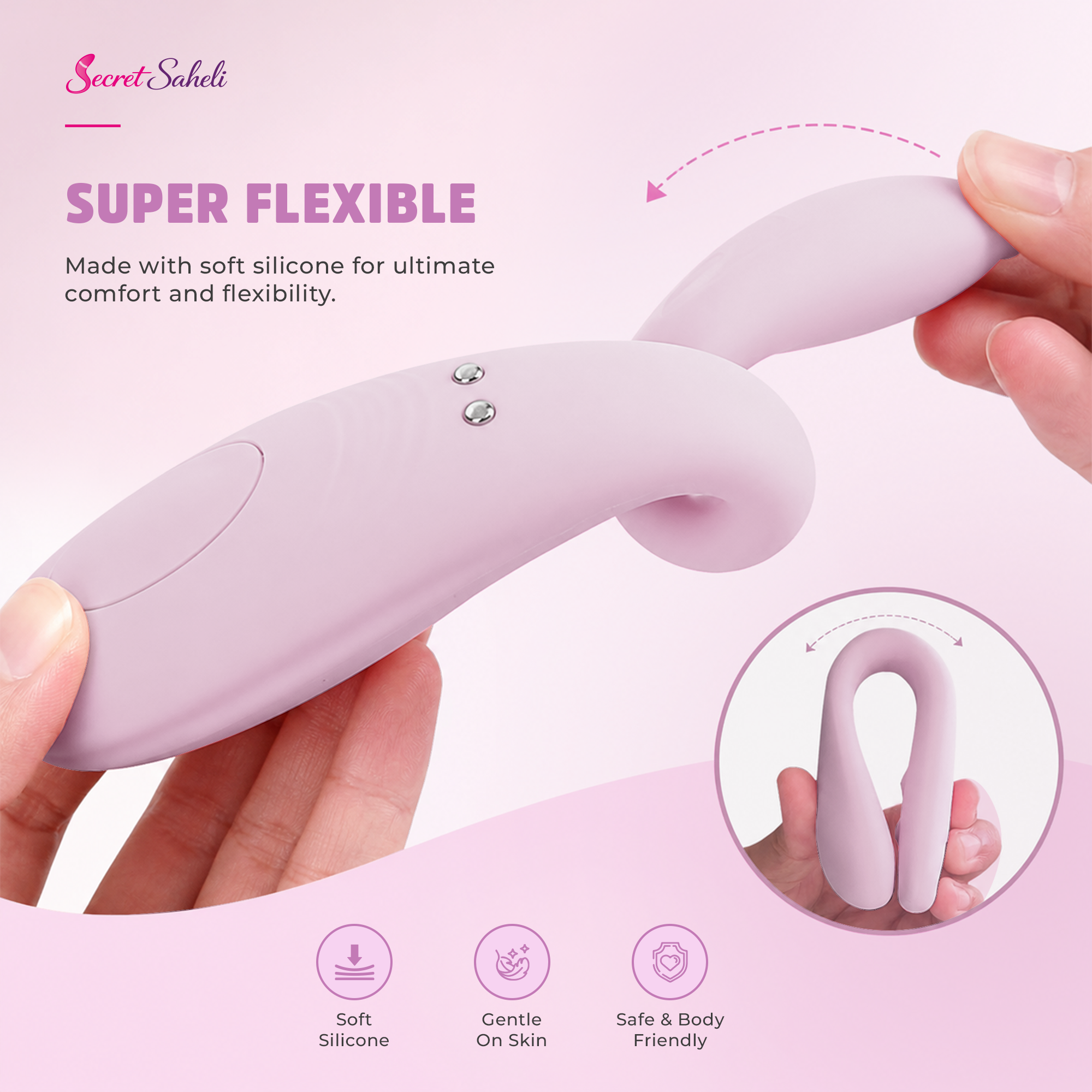 Lunara - U-Shape Remote Control Wearable Wellness Massager
