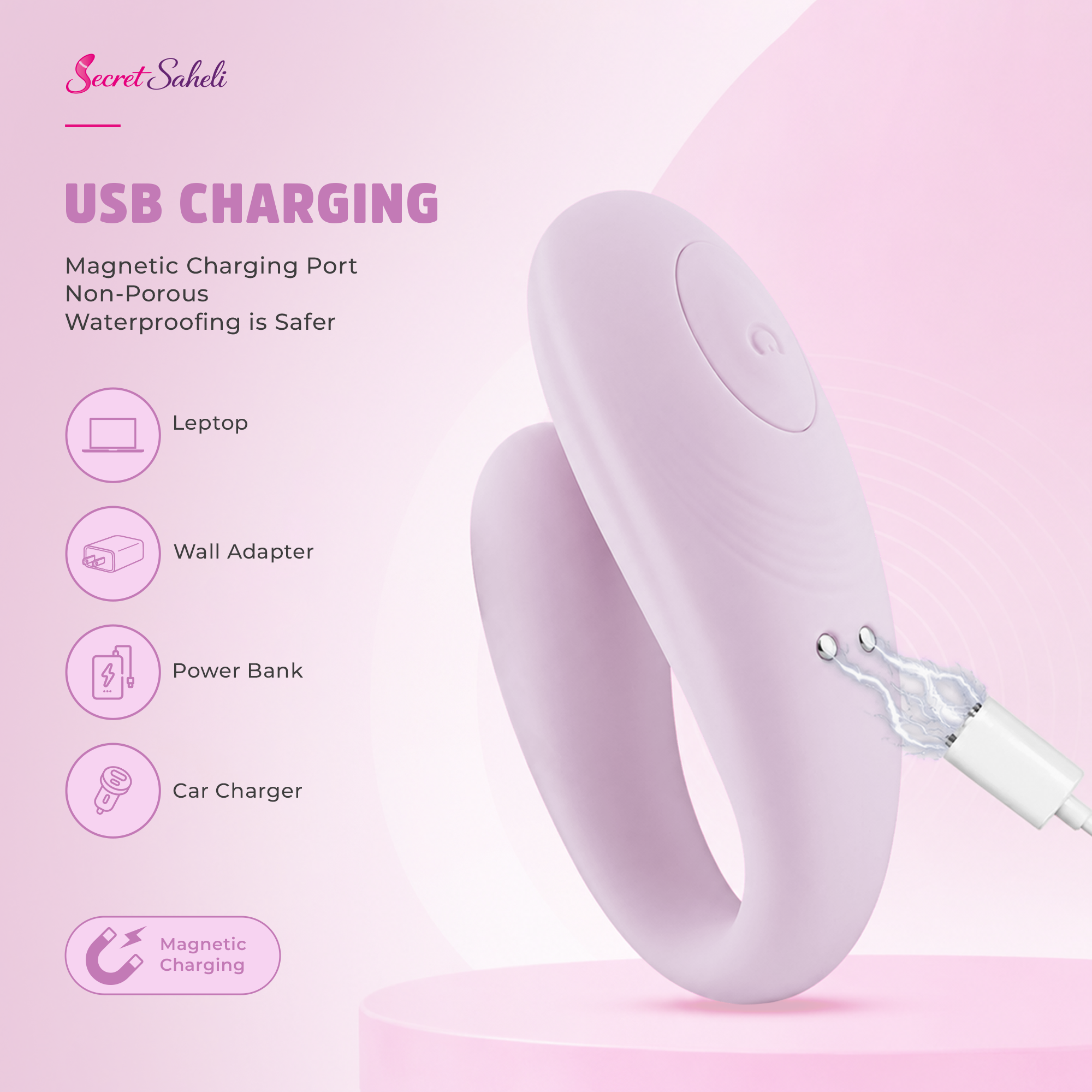 Lunara - U-Shape Remote Control Wearable Wellness Massager