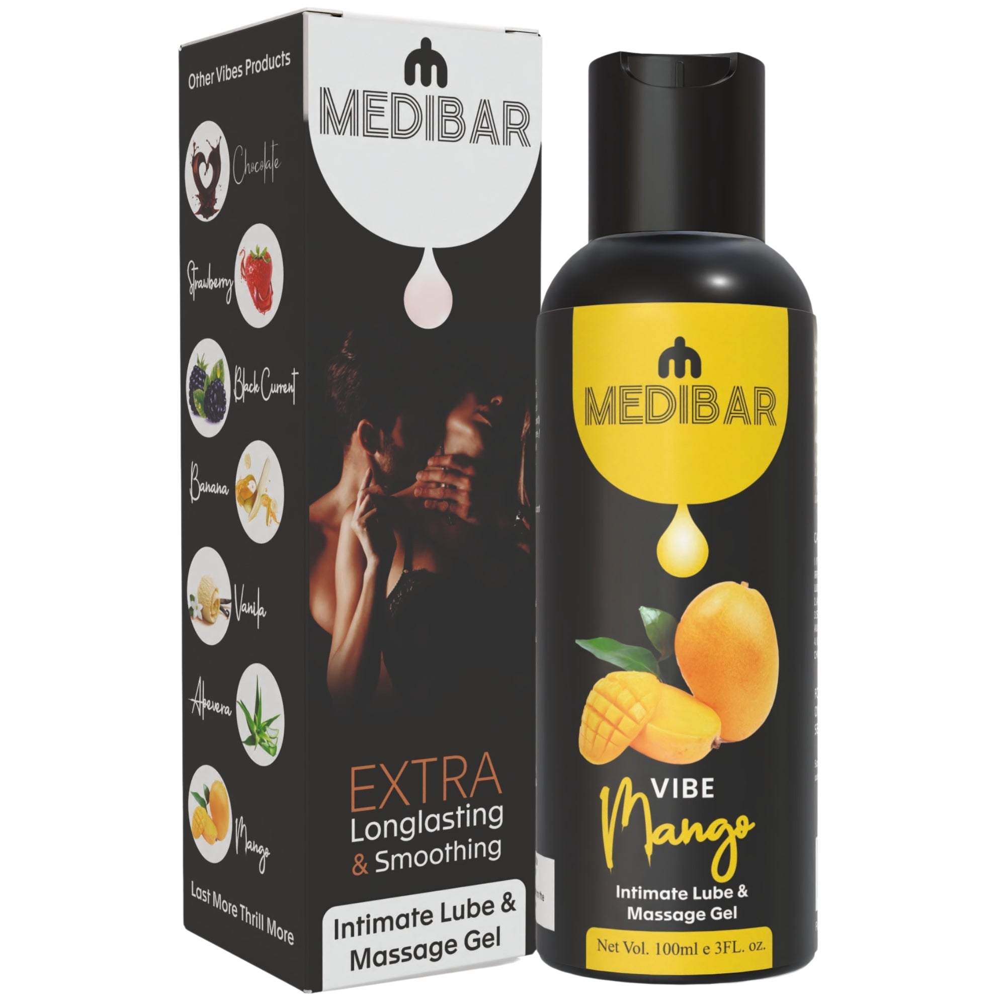 MEDIBAR Vibe Mango Water Based Lubricant for Men & Women