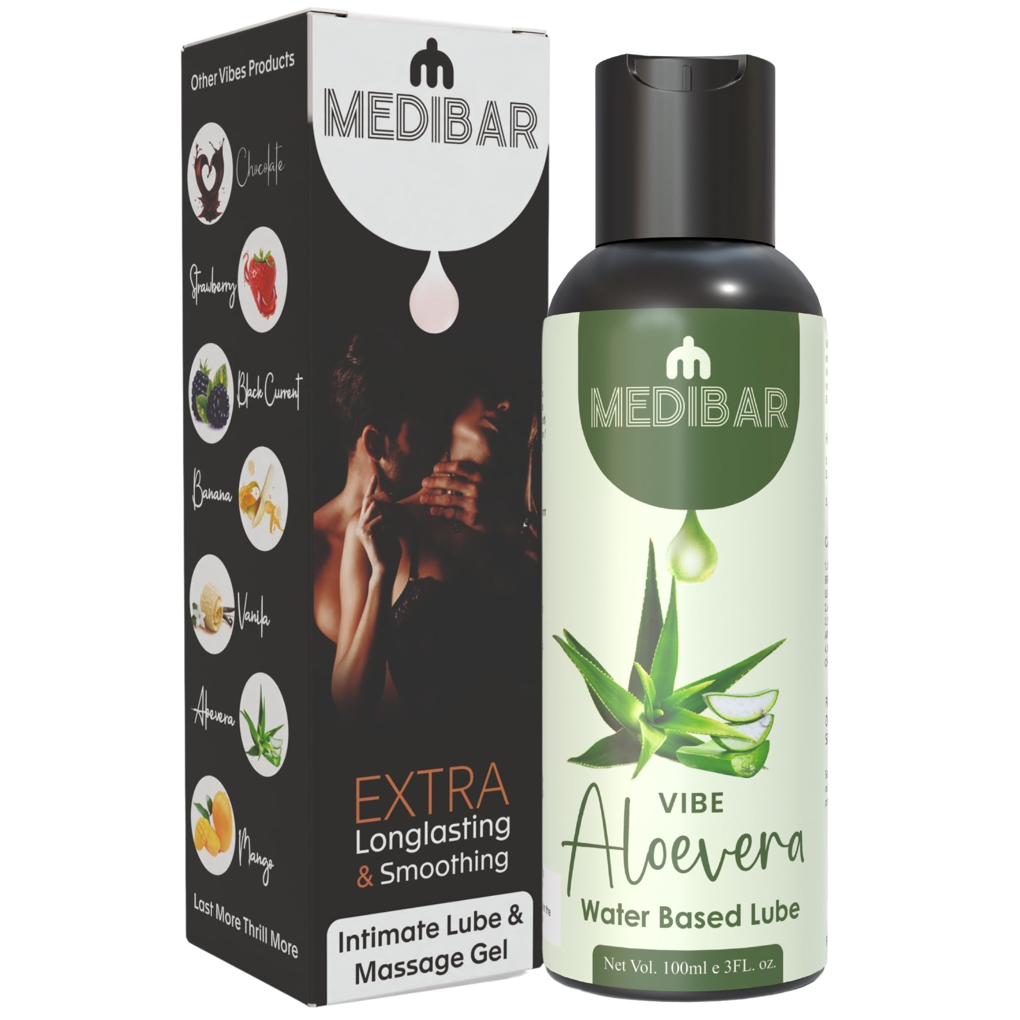MEDIBAR Vibe Aloe Vera Water Based Lubricant for Men & Women