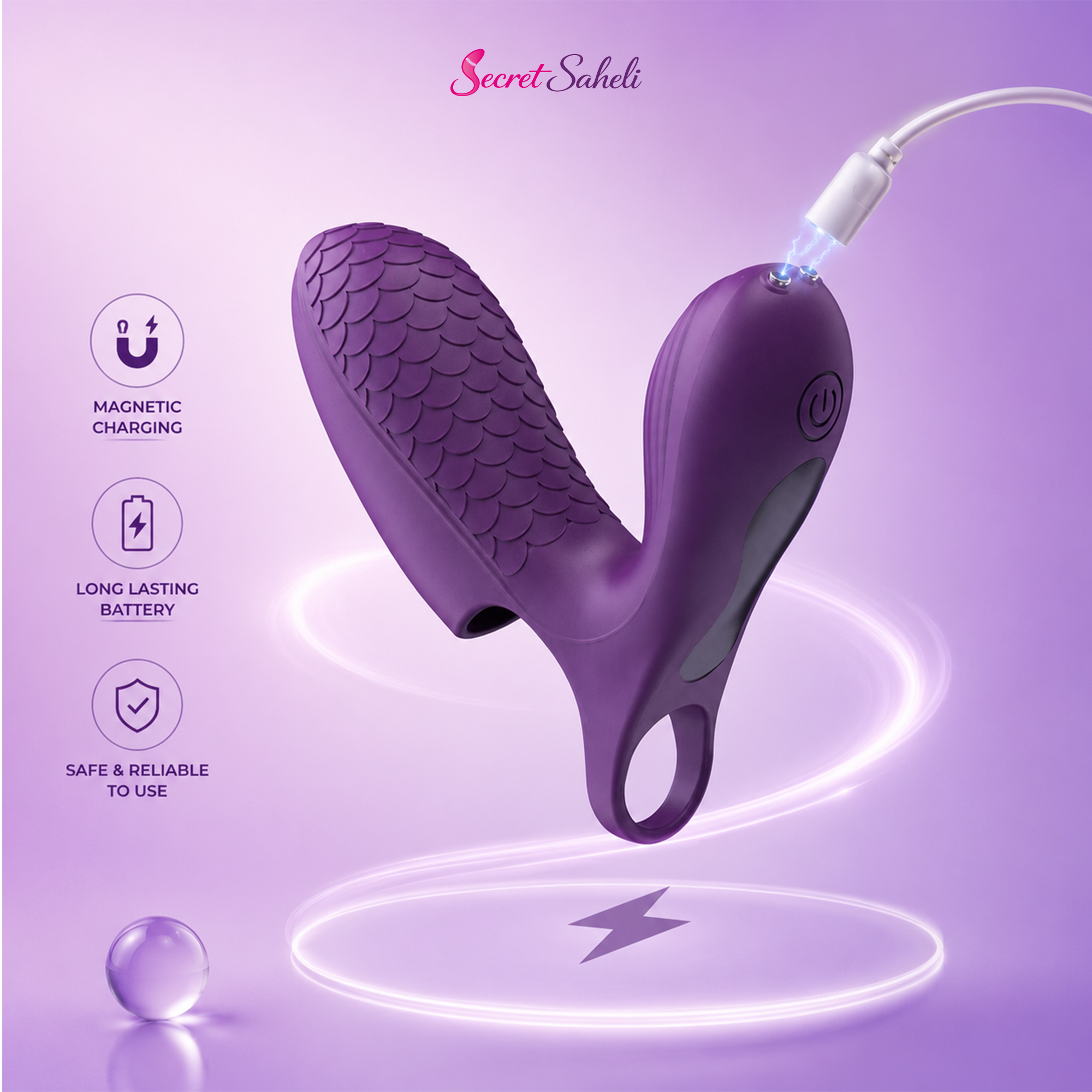 Mastani - Finger-Wearable Rechargeable Wellness Massager