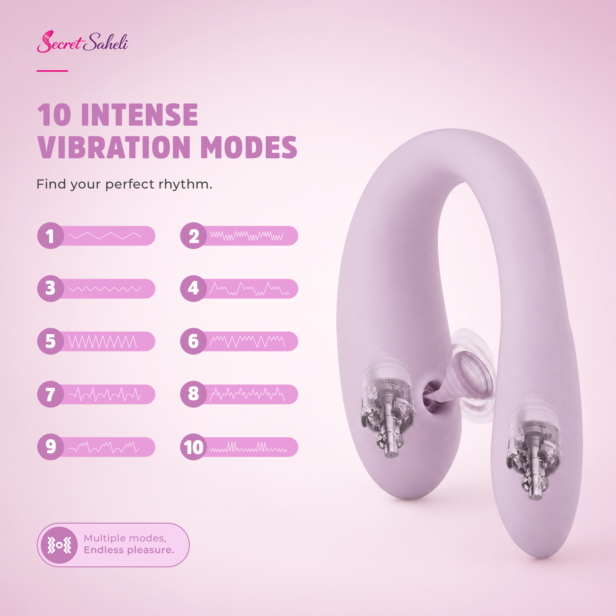 Lunara - U-Shape Remote Control Wearable Wellness Massager