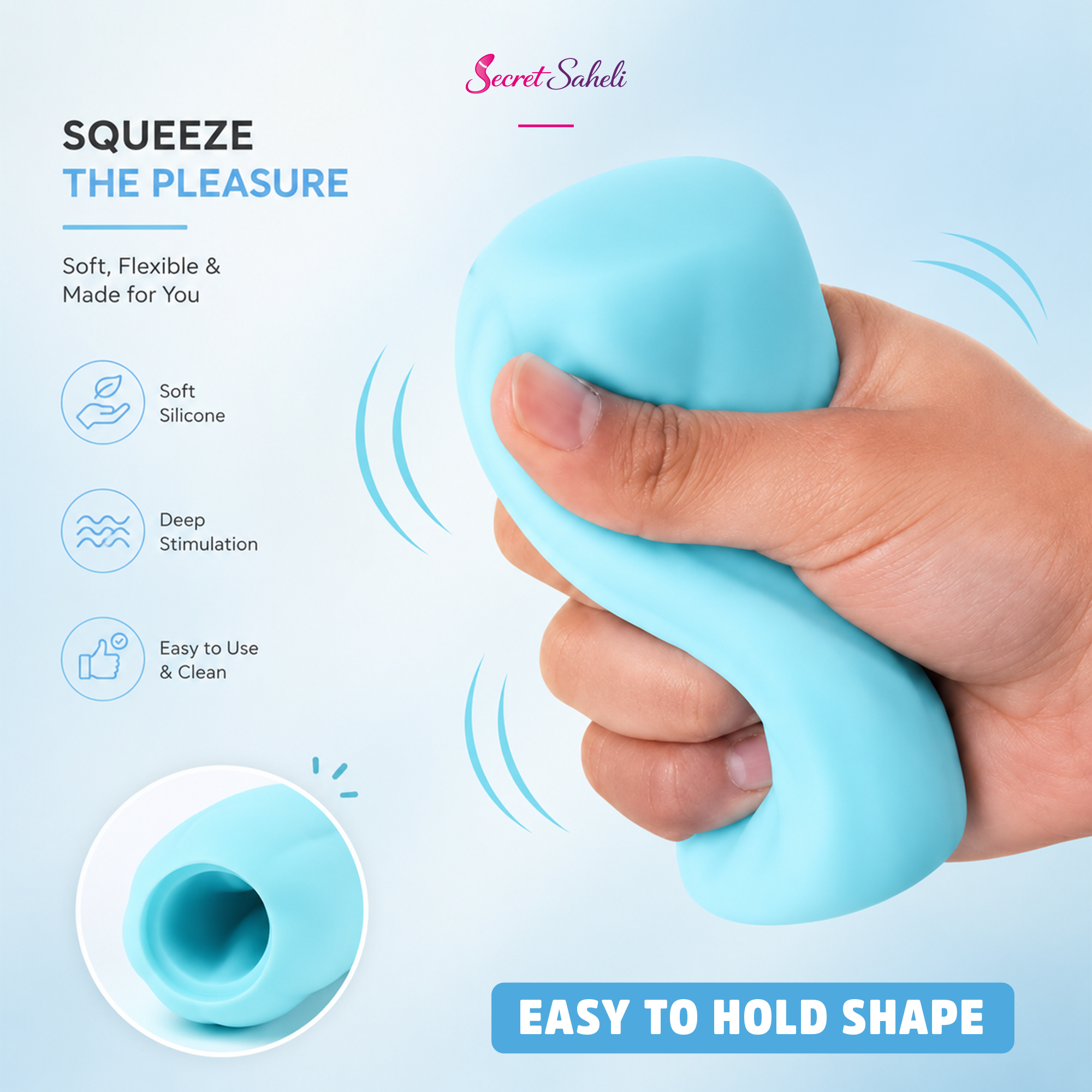 StormX Soft Silicone Personal Wellness Massager