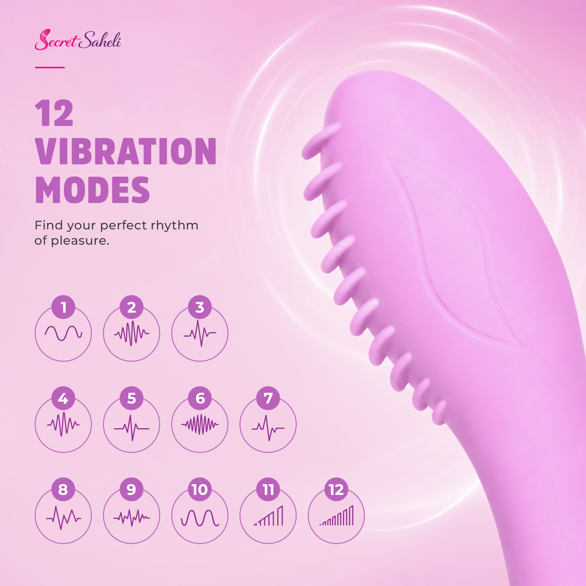 Magician - Curved Wand-Style Personal Wellness Massager