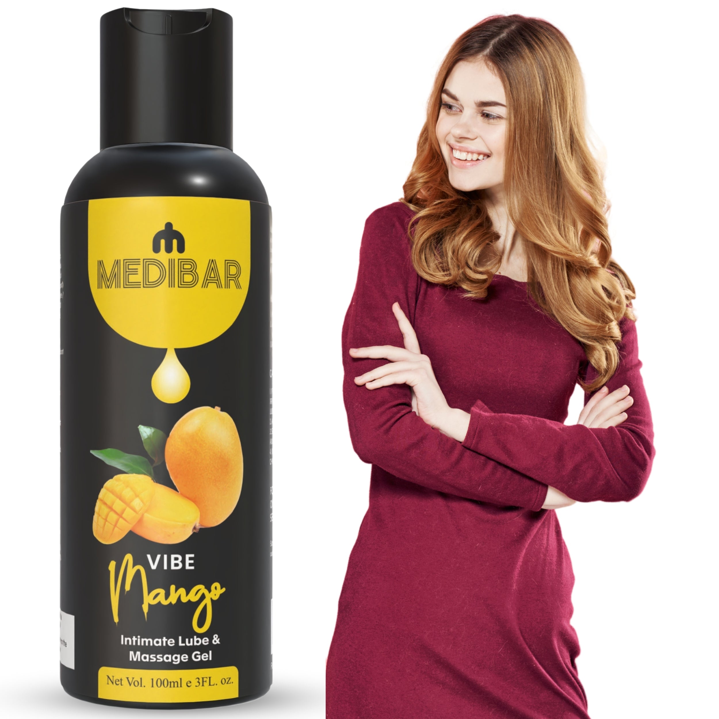 MEDIBAR Vibe Mango Water Based Lubricant for Men & Women