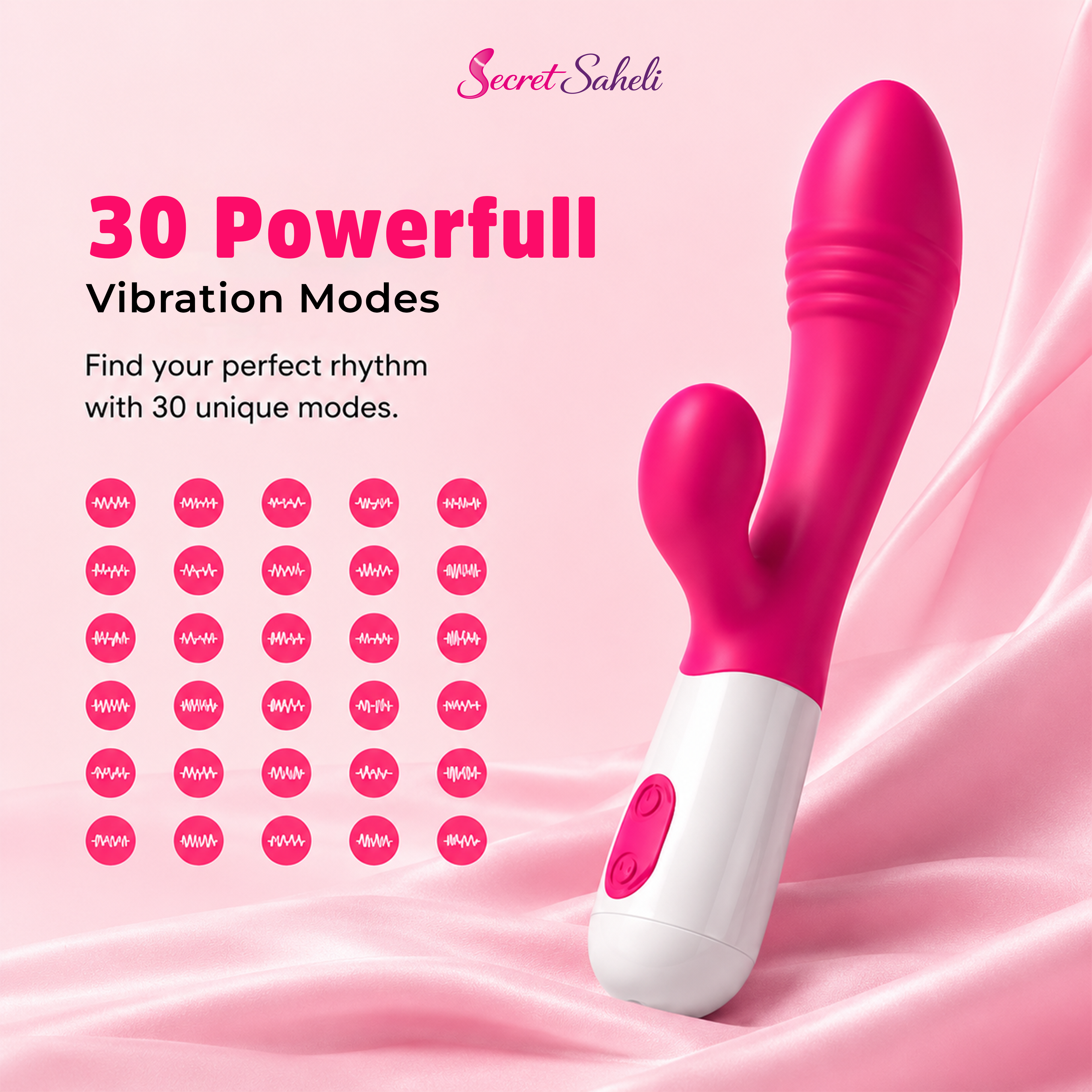 Velvet Bunny - Dual-Tip Personal Wellness Massager